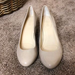 Calvin Klein Yana Nude wedges